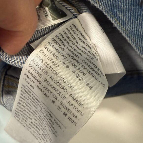 Levi's Men's Altered Trucker Jean Jacket XXL Cotton RARE HTF Blue Denim - Picture 5 of 10